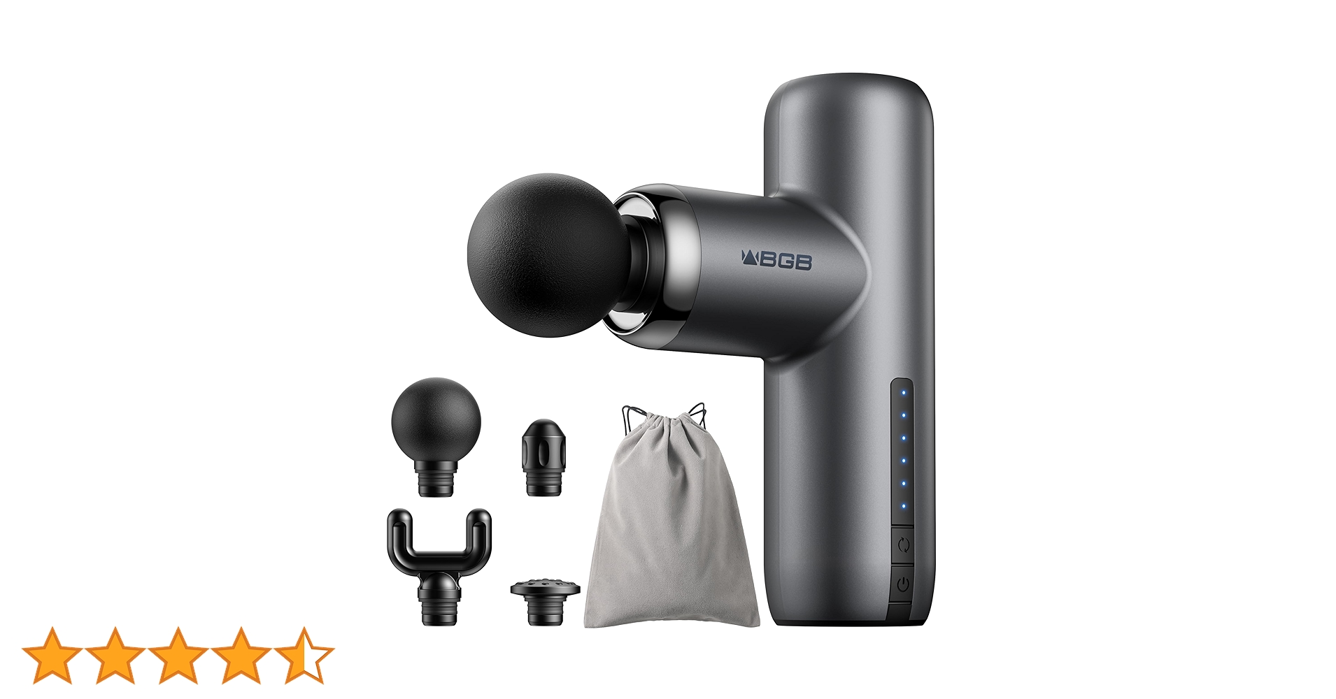 Amazon | 筋膜リリースガン 【実力派トレ一ナ一監修】ハンディ